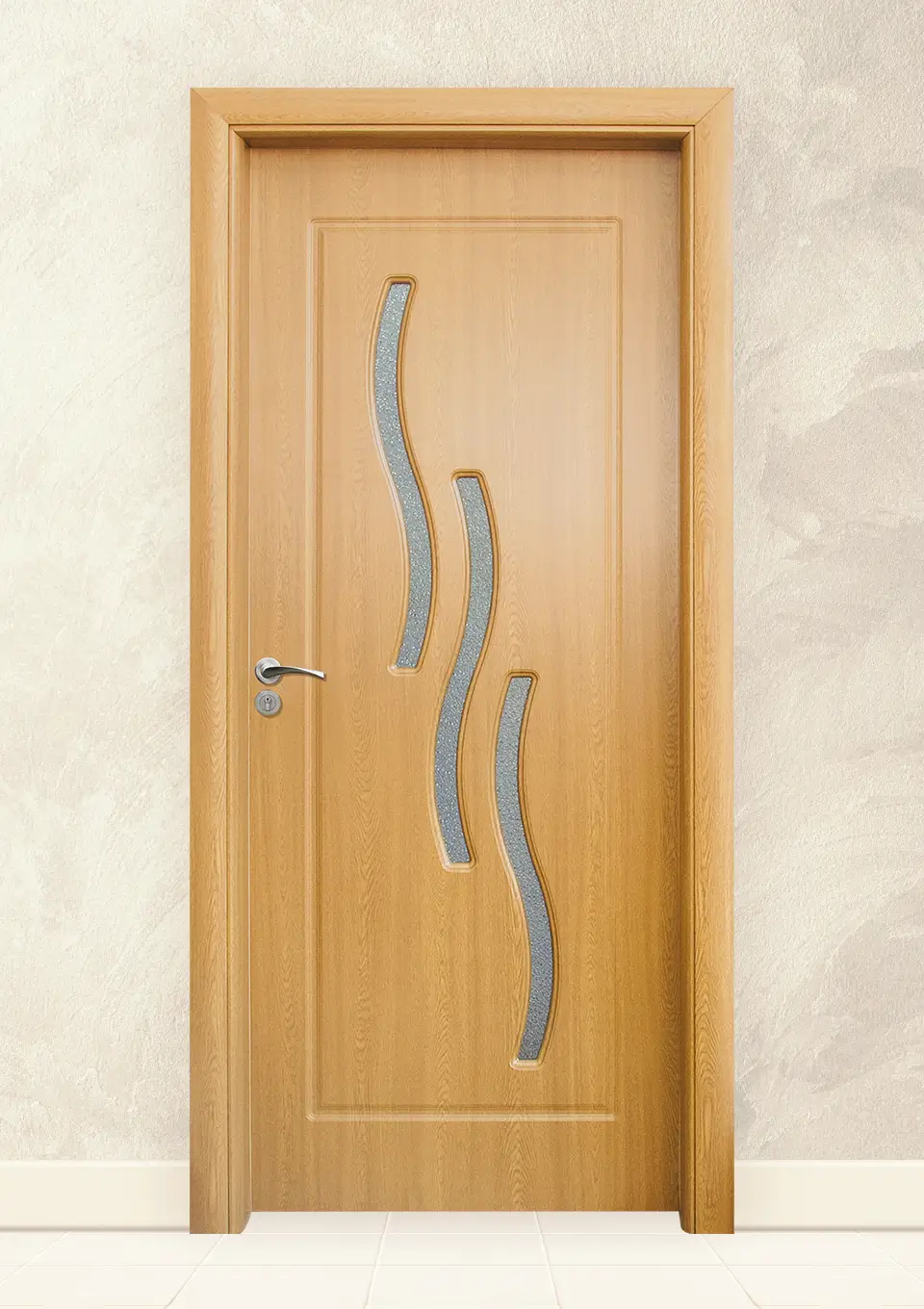 Интериорна врата Standart модел 014 Светъл Дъб